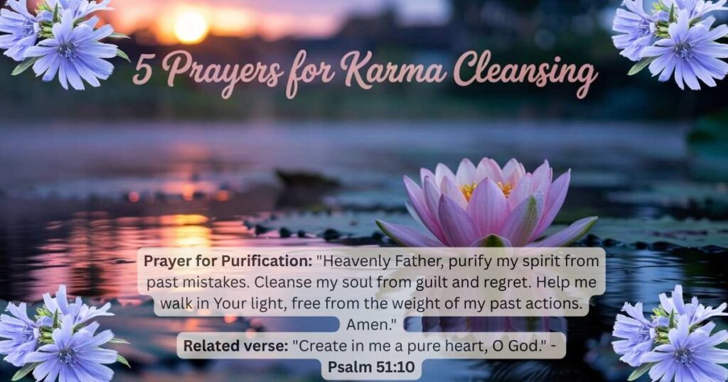 5 Prayers for Karma Cleansing