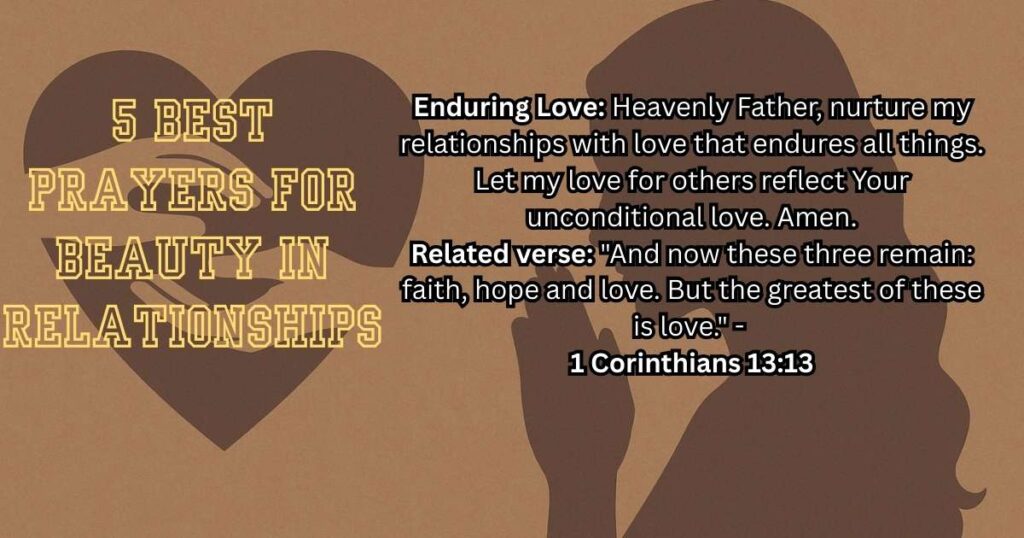 5 Best Prayers for Beauty in Relationships