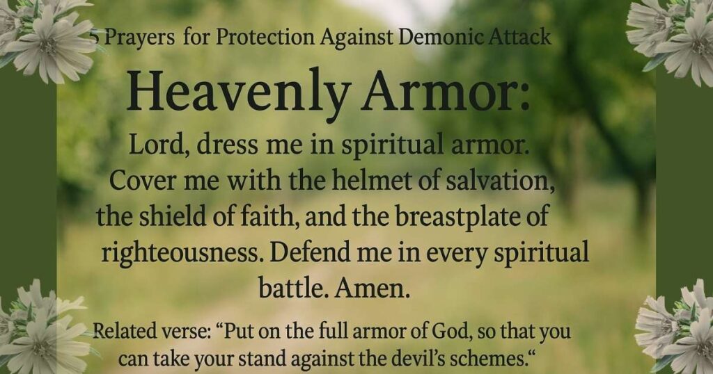 5 Prayers for Strength During Demonic Attack