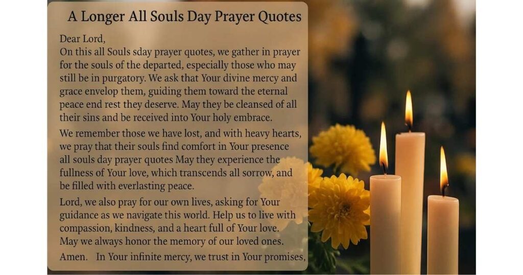 A Longer All Souls Day Prayer Quotes
