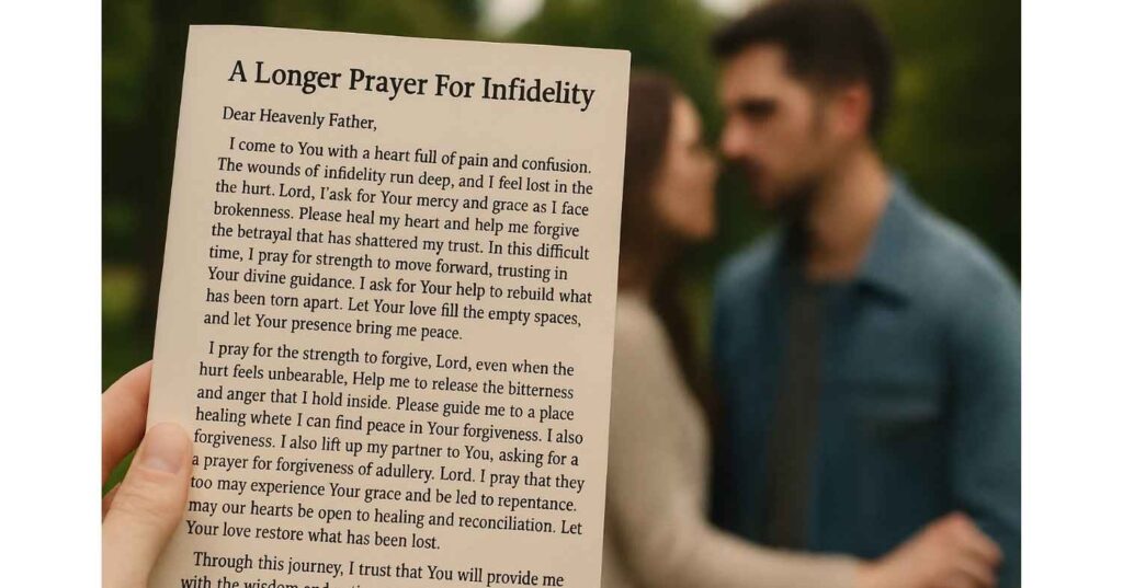 A Longer Prayer For Infidelity