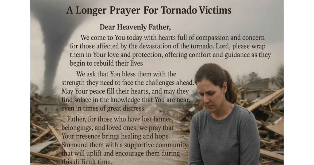 A Longer Prayers For Tornado Victims