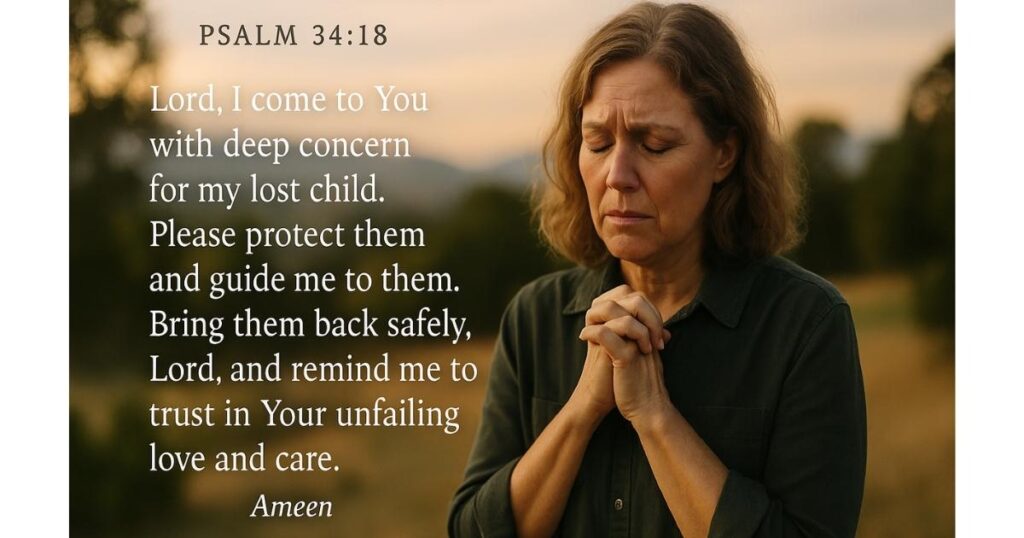 A Prayer for Finding a Lost Child
