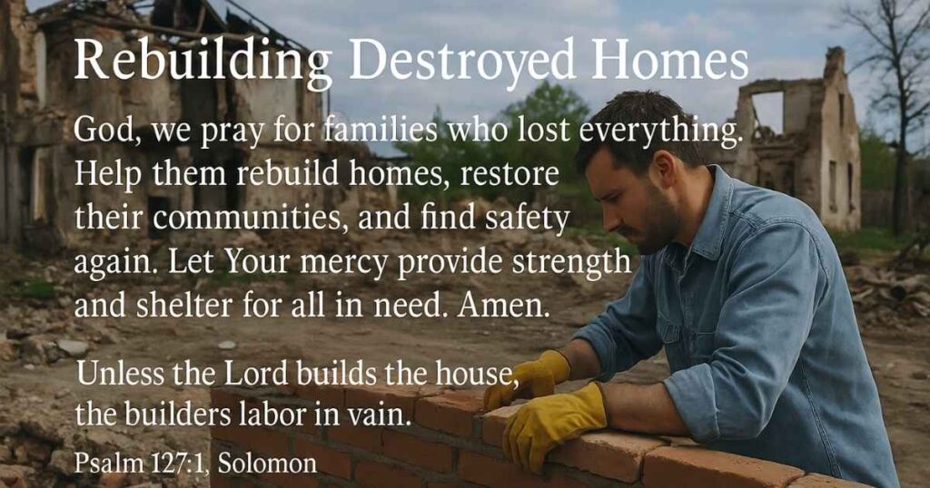 How to Pray for Healing and Rebuilding After War