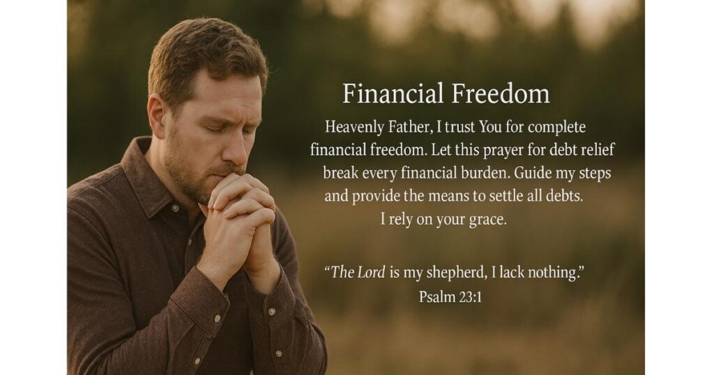 Prayers for Divine Intervention in Debt Cancellation
