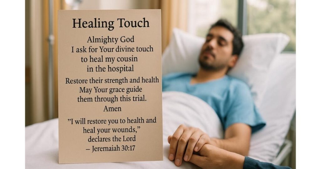 Prayers for Healing for My Cousin in the Hospital