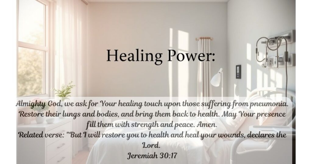 Prayers for Healing from Pneumonia