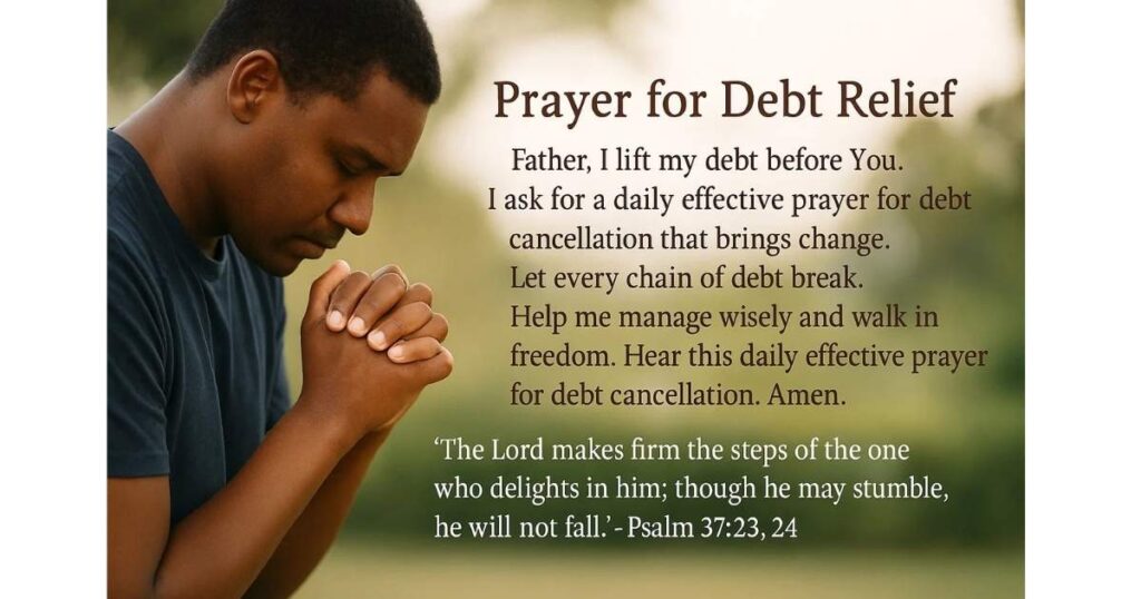 Immediate Daily Effective Prayer for Debt Cancellation