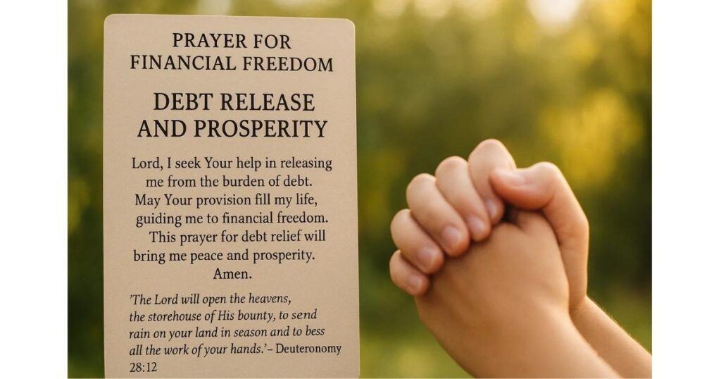 Prayers for Long-term Financial Freedom and Debt Cancellation