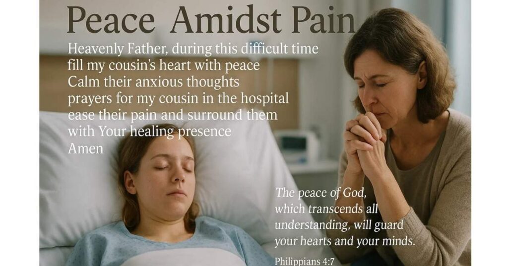 Prayers for Recovery for My Cousin in the Hospital