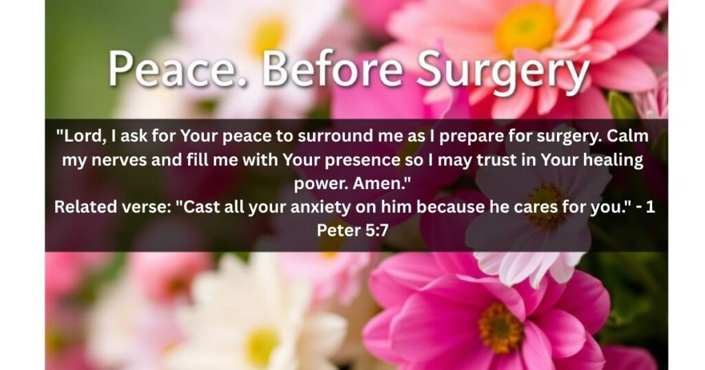 Prayers for Strength Before Eye Surgery