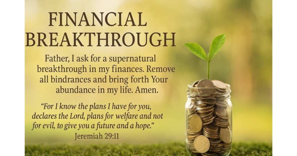 Prayers for Supernatural Breakthroughs in Finances
