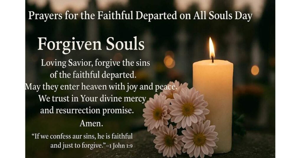 Prayers for the Faithful Departed on All Souls Day