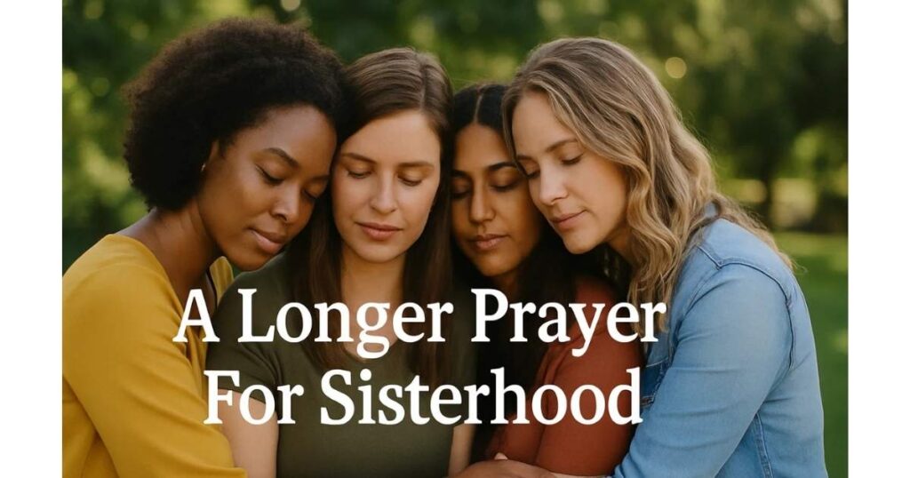 A Longer Prayer For Sisterhood