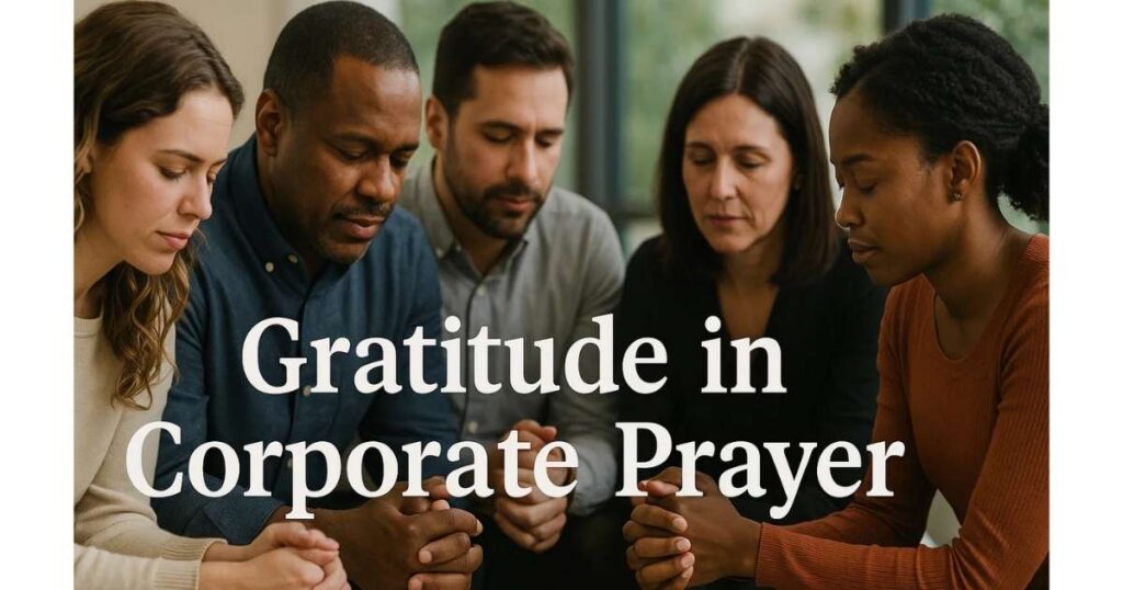 Gratitude in Corporate Prayer