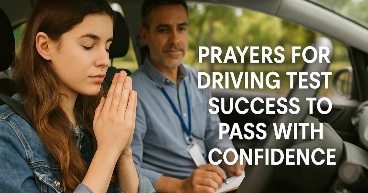 Prayers For Driving Test To Success