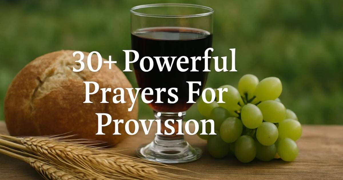 Prayers for Daily Provision